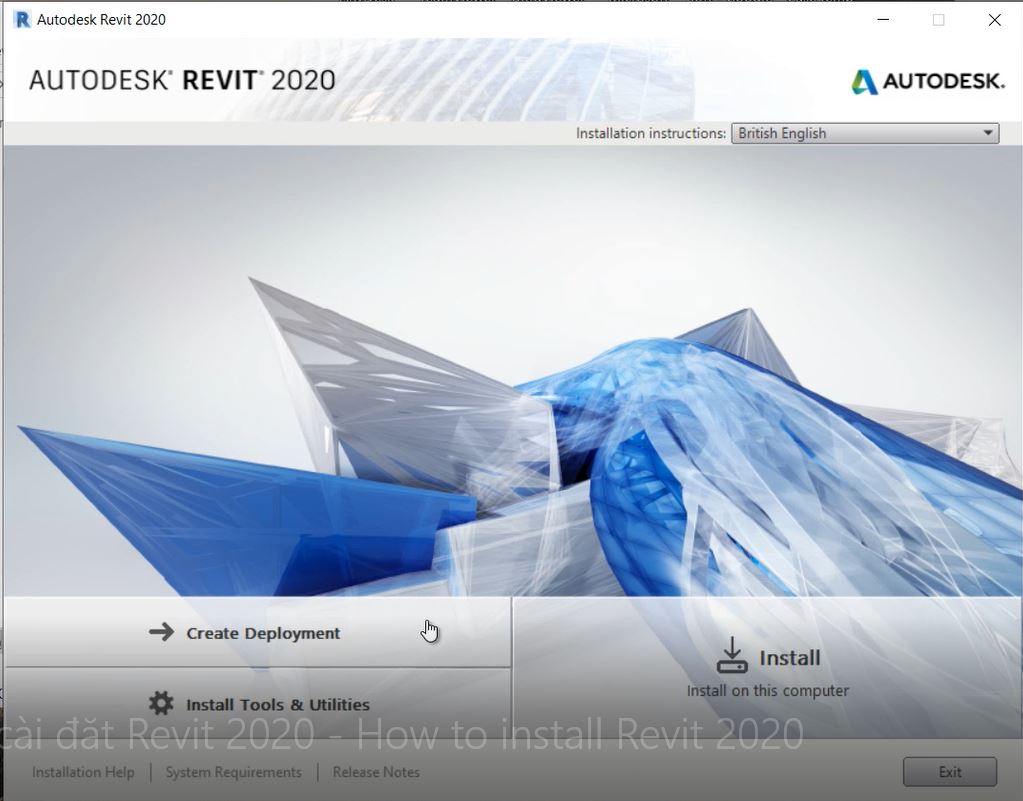 [Autodesk] Download – Tải Revit 2020 full active license – Hướng dẫn cài đặt