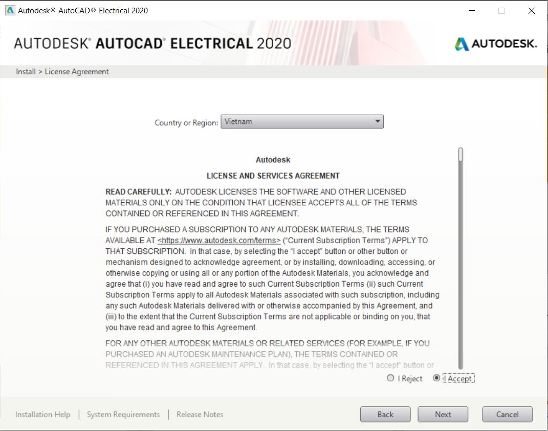 AutoCAD Electrical 2020 full activated Download và hướng dẫn cài đặt