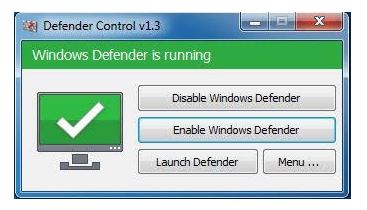[Tips] Download tool Defender Control – Bật tắt Windows defender