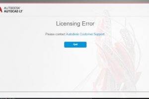 Licensing Error – Hướng dẫn sửa lỗi license Autodesk