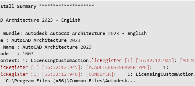 Install Autodesk Product 2022 error 1603 – Khắc phục lỗi Autodesk error 1603 khi cài version 2022 hoặc mới hơn