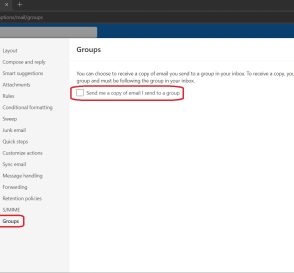 [Exchange 365] Không nhận được email của chính mình khi gửi vào group.