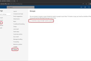 [Exchange 365] Không nhận được email của chính mình khi gửi vào group.